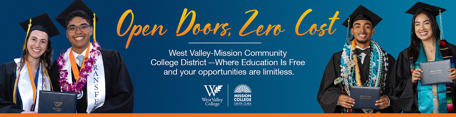 Open doors, open eduction. West ʮϲ Mission Community College District – where education is free and the opportunities are limitless